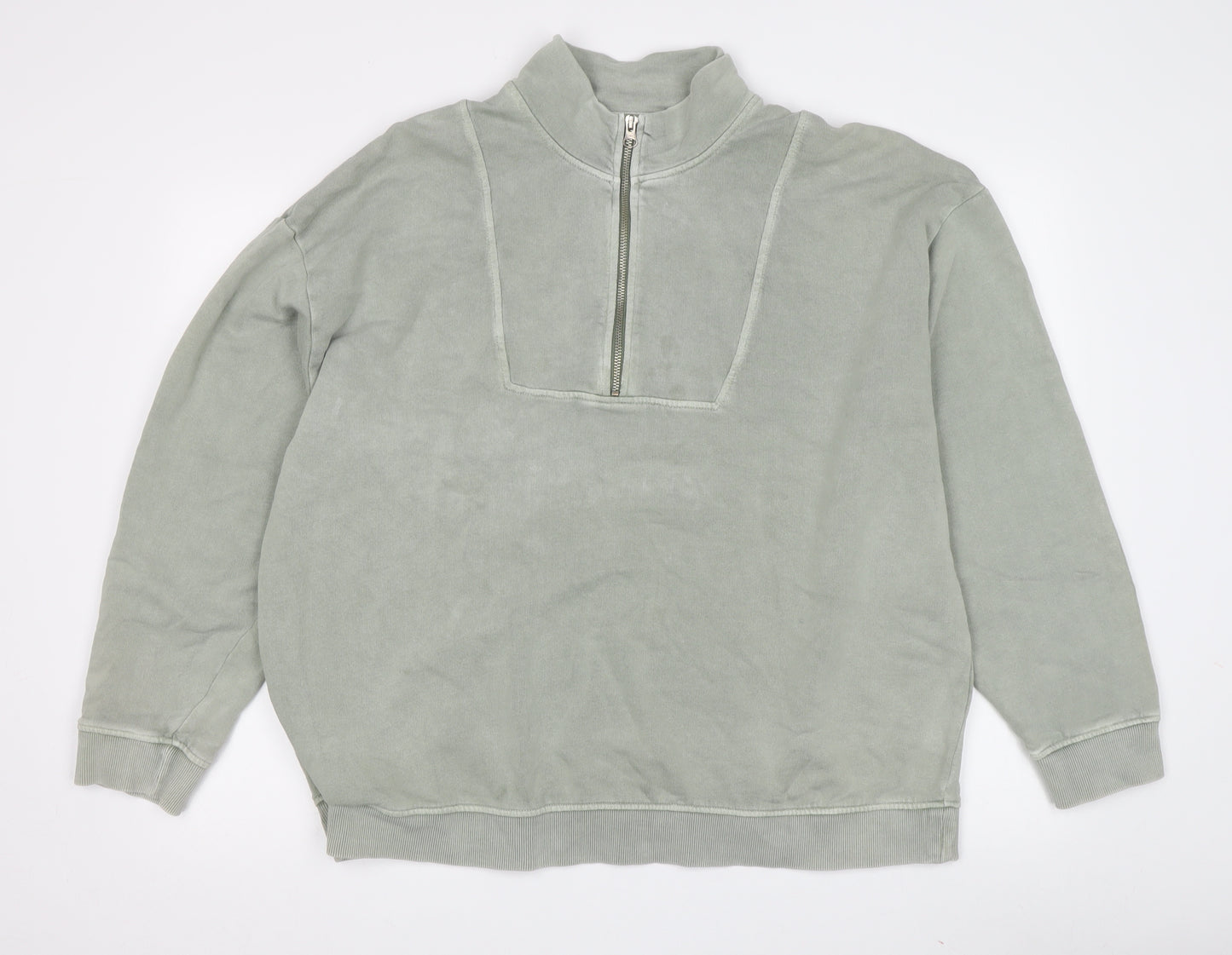 Marks and Spencer Women's Green Pullover Sweatshirt