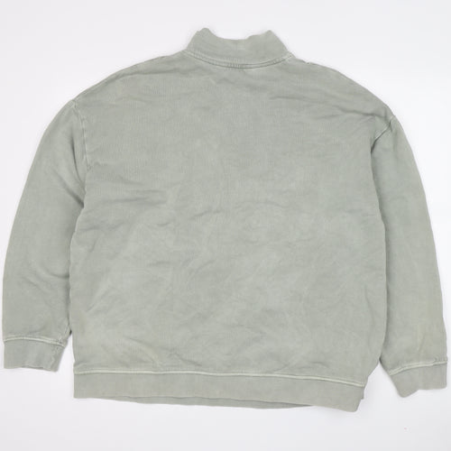 Marks and Spencer Women's Green Pullover Sweatshirt