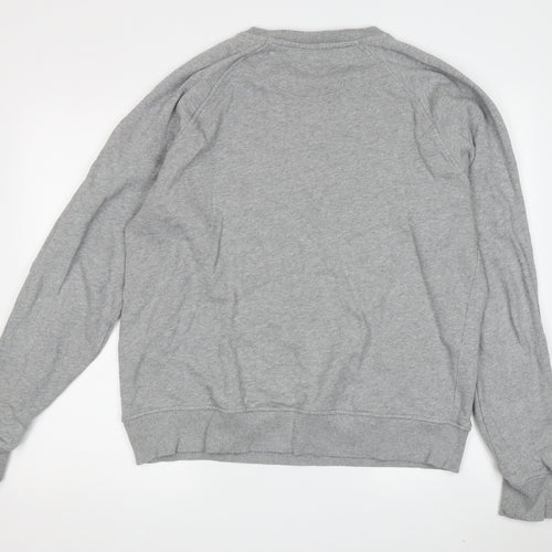 Organicbasics Men's Grey Pullover Sweatshirt, L, Cotton