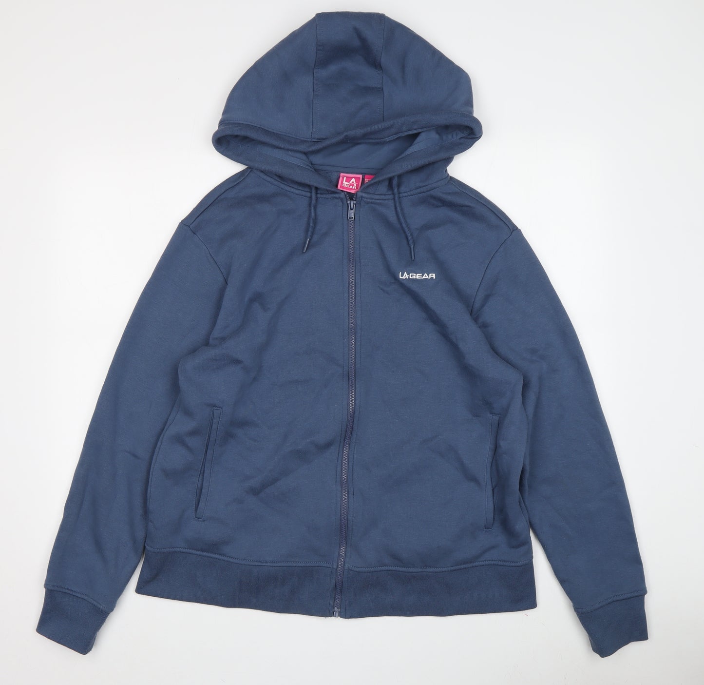 LA Gear Women's Blue Full Zip Hoodie Size 14