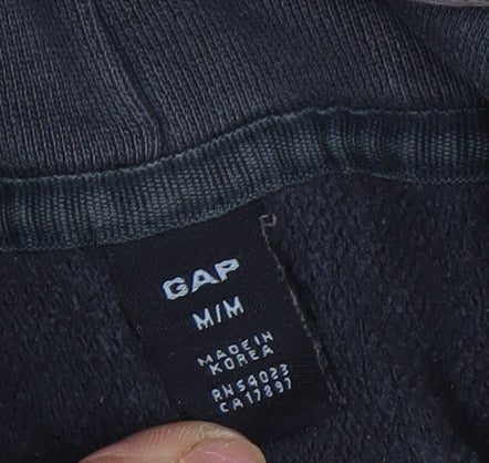 GAP Men Grey M Pullover Hoodie College Style