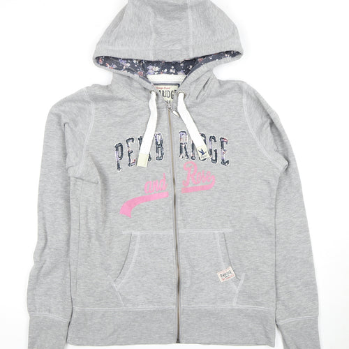 Pembridge and Rose Women’s Grey Zip Hoodie Size 12