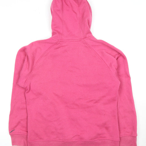 LA Gear Women's Pink Full Zip Hoodie M - Stylish and Comfortable