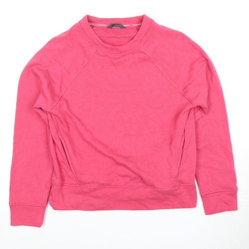 Marks and Spencer Women's Pink Crew Neck Sweatshirt, Size 6