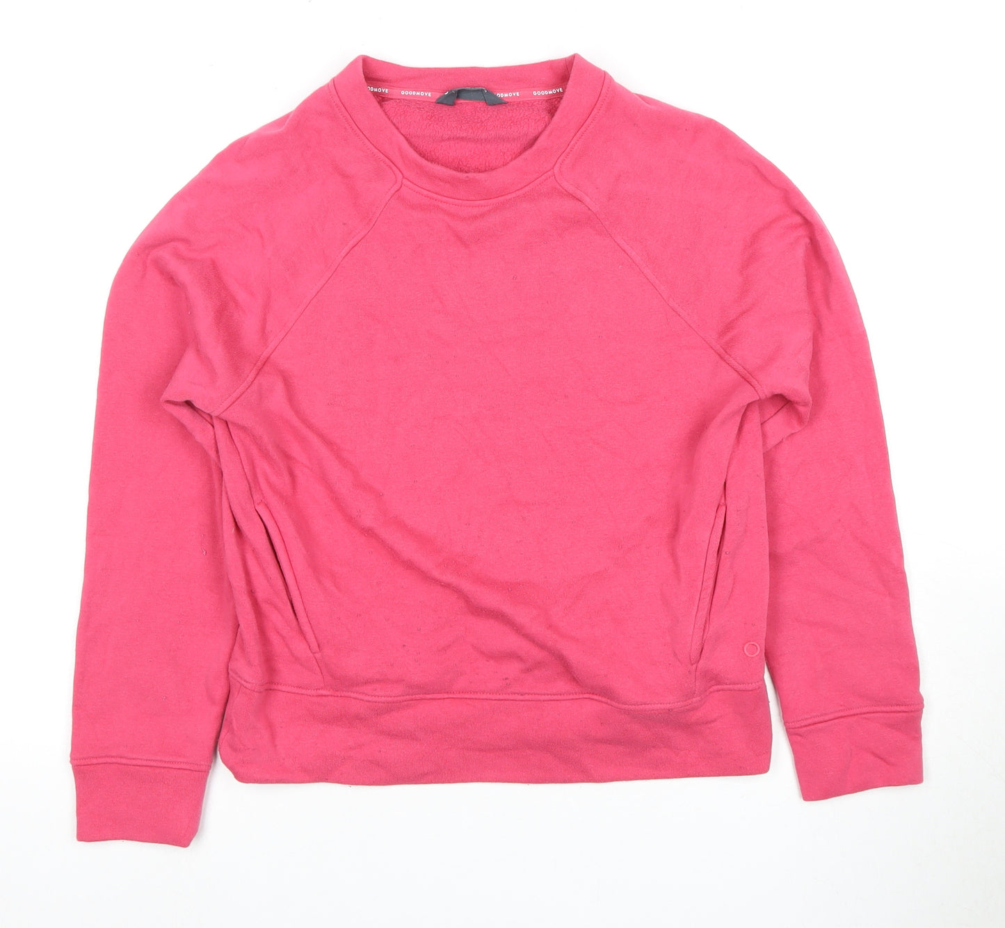 Marks and Spencer Women's Pink Crew Neck Sweatshirt, Size 6