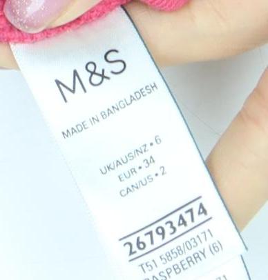 Marks and Spencer Women's Pink Crew Neck Sweatshirt, Size 6