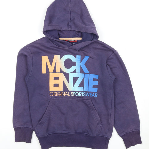 McKenzie Boys Purple Pullover Hoodie, Graphic, Size 8-10Y
