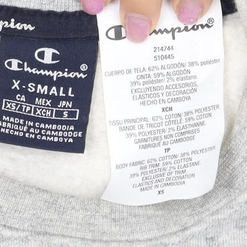 Champion Women's Grey XS Pullover Sweatshirt