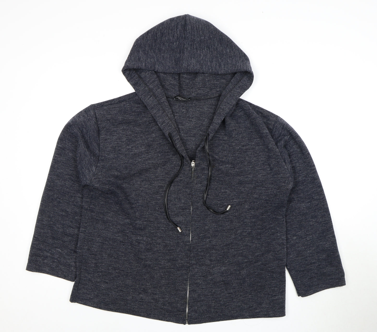 Luca Vanucci Women's Grey Full Zip Hoodie XL