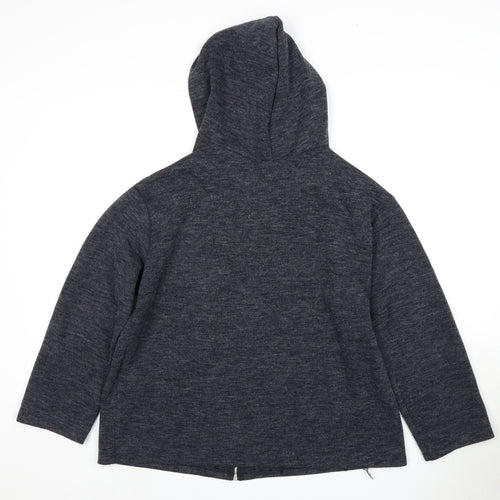 Luca Vanucci Women's Grey Full Zip Hoodie XL