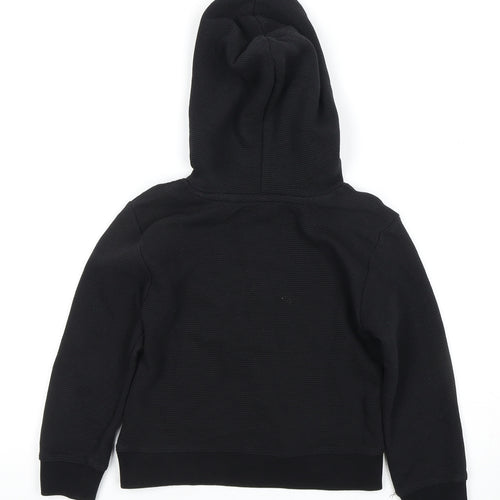 DKNY Boys Black Pullover Hoodie, Size 4 Years, Casual Wear