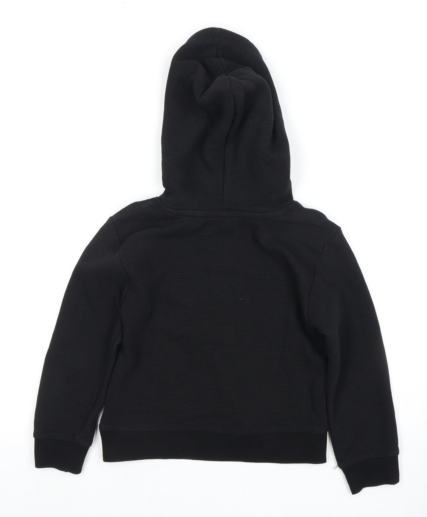 DKNY Boys Black Pullover Hoodie, Size 4 Years, Casual Wear