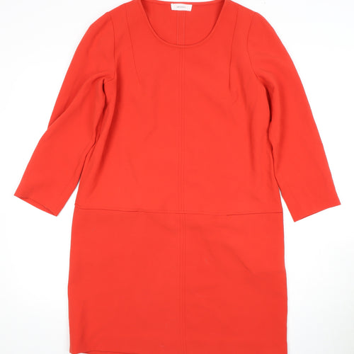 Sita Murt Women's Red Shift Dress, Size 12