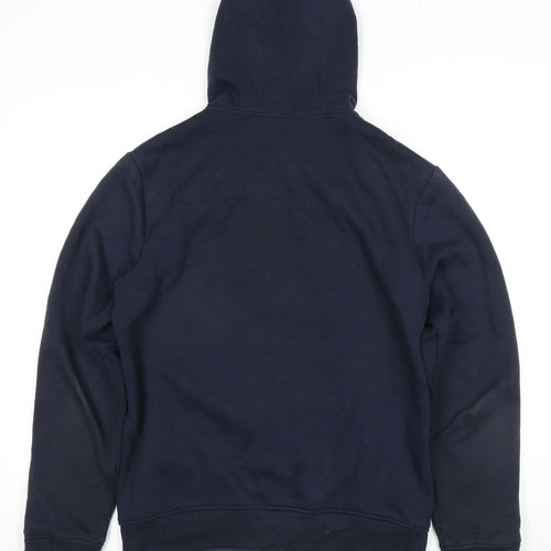 Penguin Men's Blue S Full Zip Hoodie - Cotton Blend