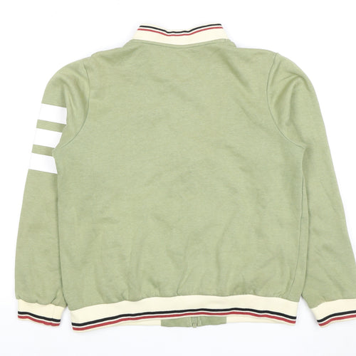 The Roadster Life Co Women's Green Full Zip Sweatshirt S