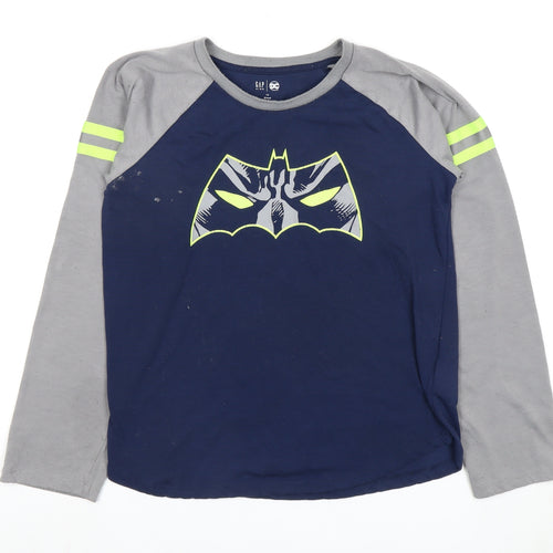 Gap Boys Blue Grey Batman DC Pyjama Top 14 Years