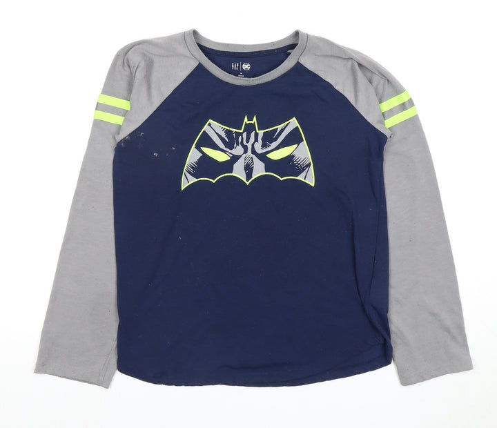Gap Boys Blue Grey Batman DC Pyjama Top 14 Years