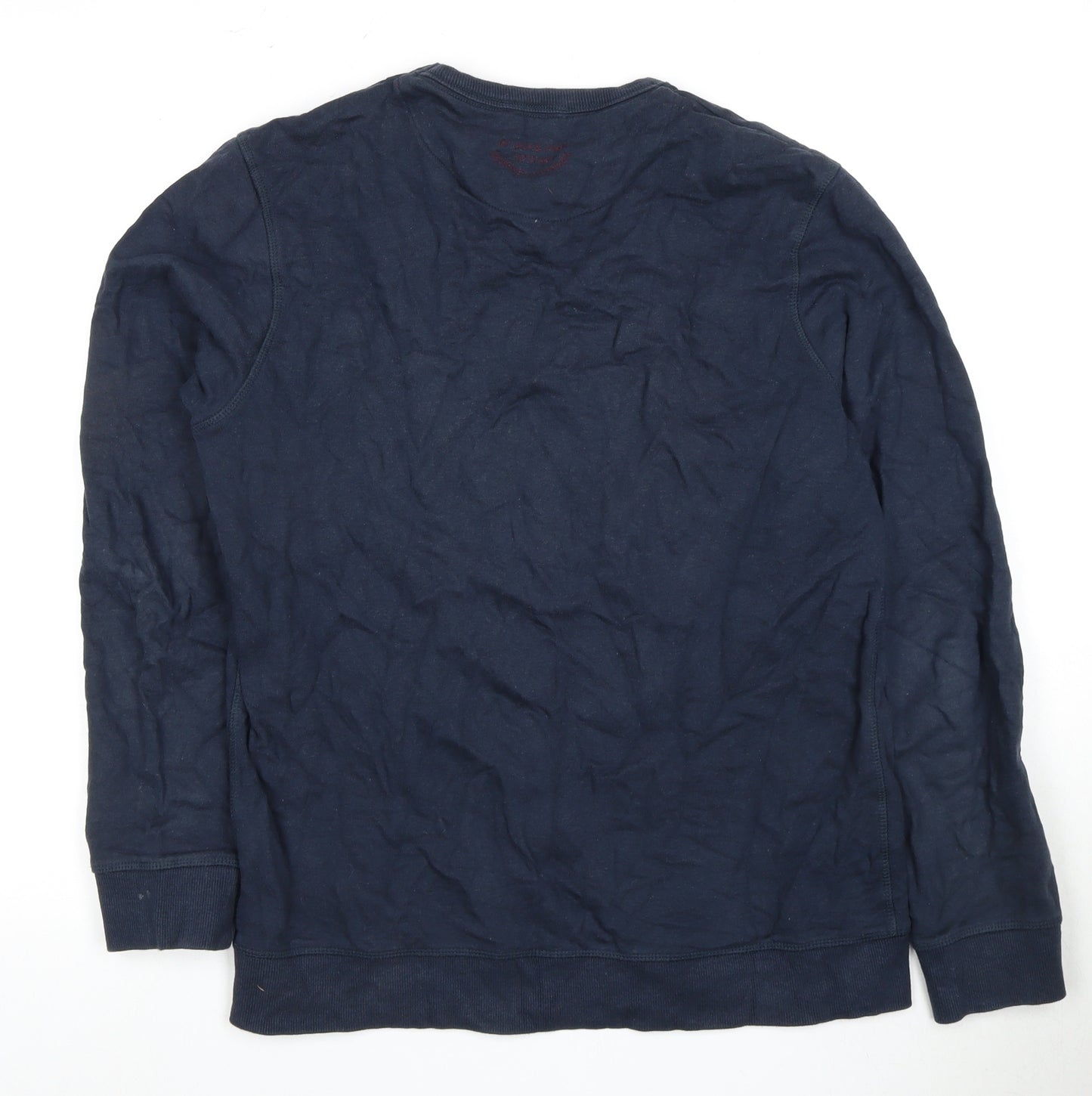Jack & Jones Men's Blue Crew Neck Logo Sweatshirt M