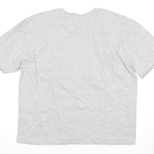Marvel Unisex Grey Comic Print T-Shirt L Casual