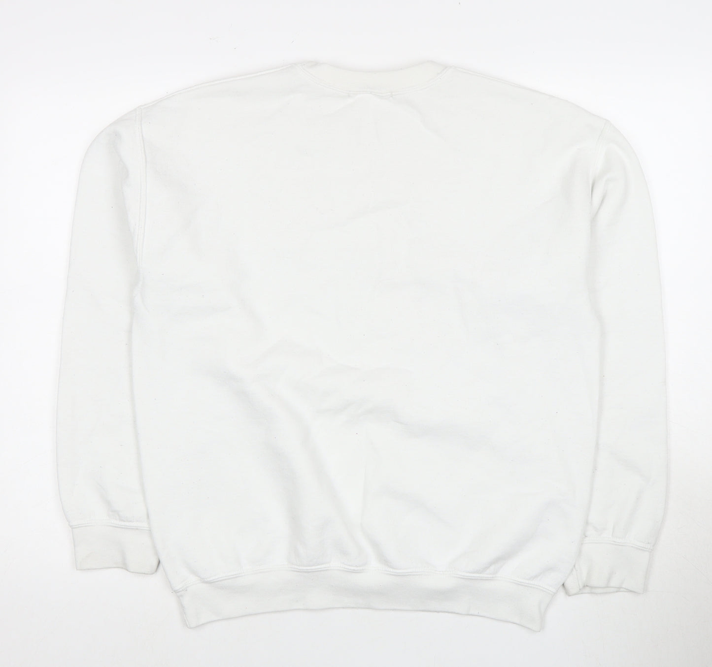 Missguided Women's Love Logo White Sweatshirt M