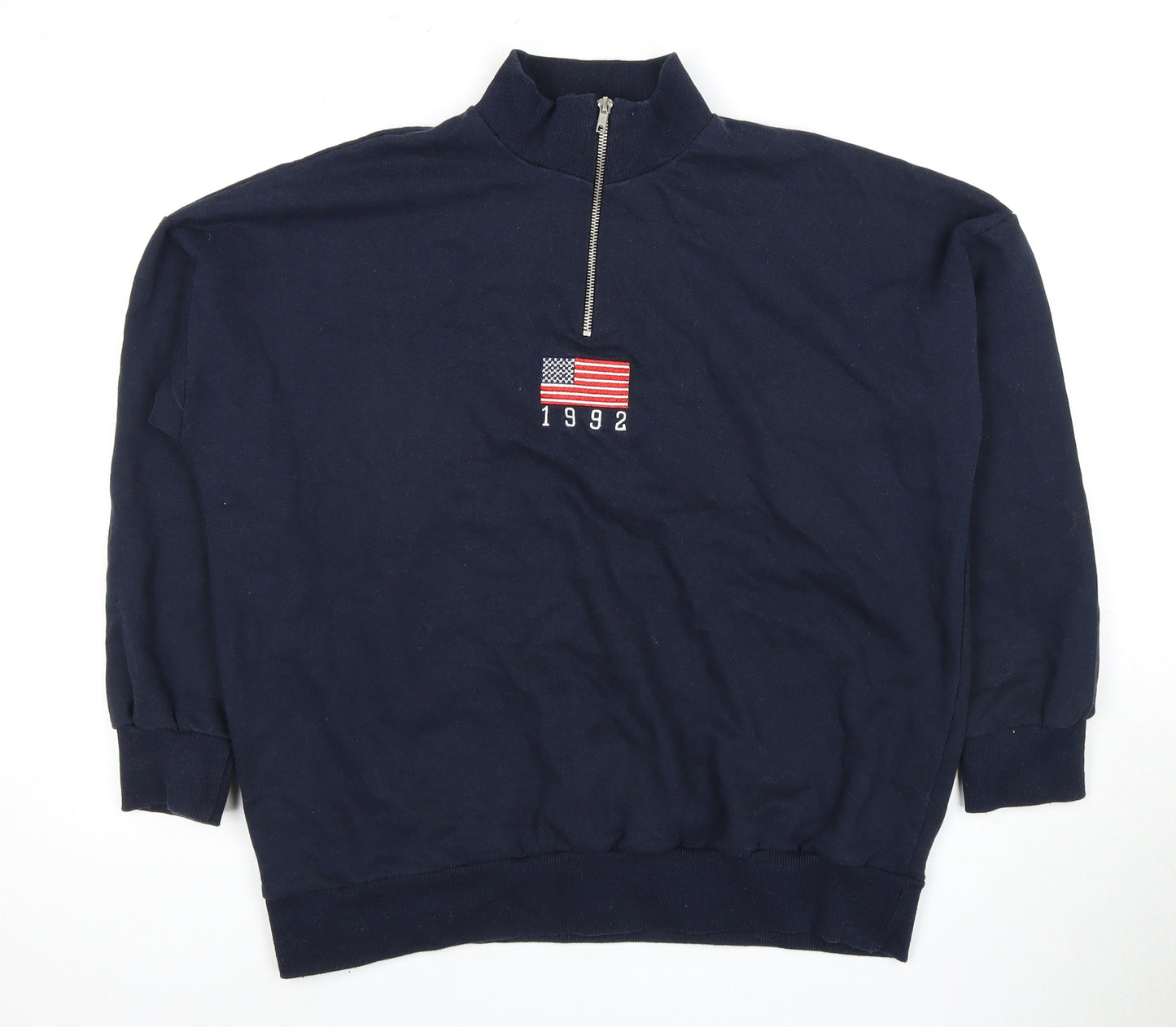 Daisy Street Women’s Blue Pullover Sweatshirt, Size 14