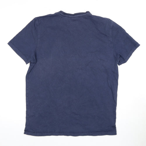 FatFace Men's Blue Retro Graphic Print T-Shirt M