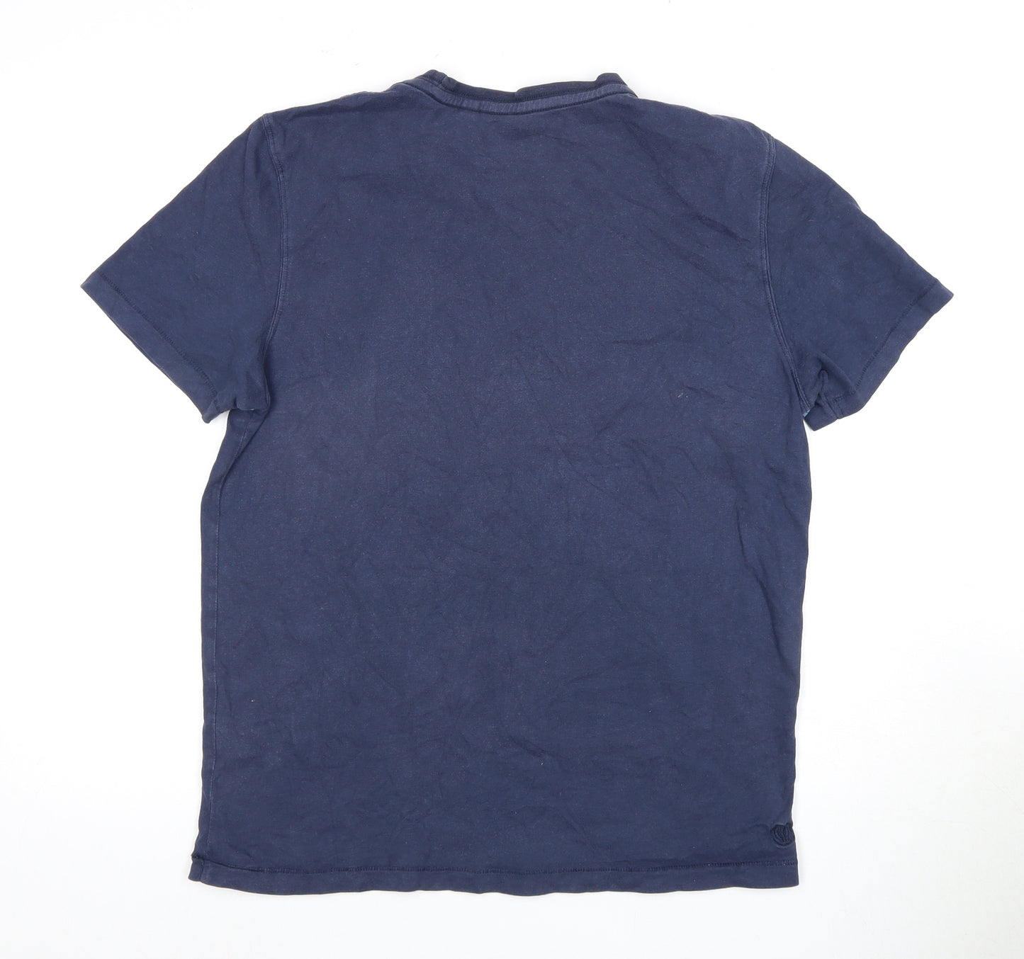 FatFace Men's Blue Retro Graphic Print T-Shirt M