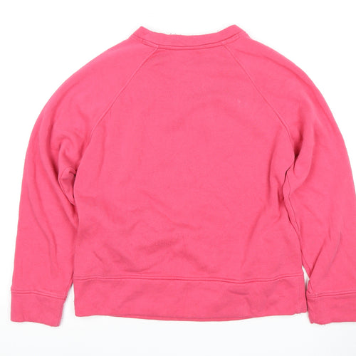 Marks & Spencer Women's Pink Crew Neck Sweatshirt, Size 8