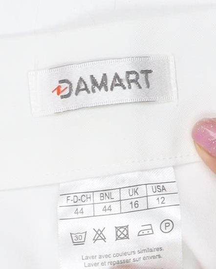 Damart Women White Trousers Size 16