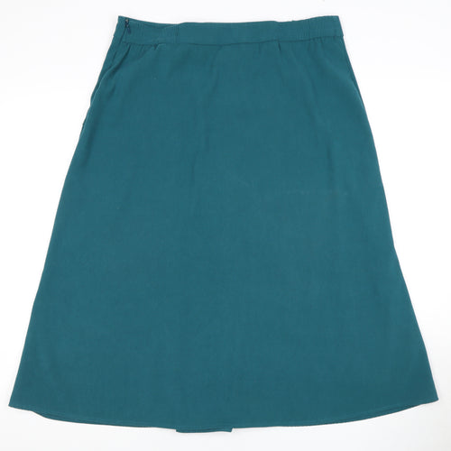 Damat Women's Green A-Line Skirt Size 18