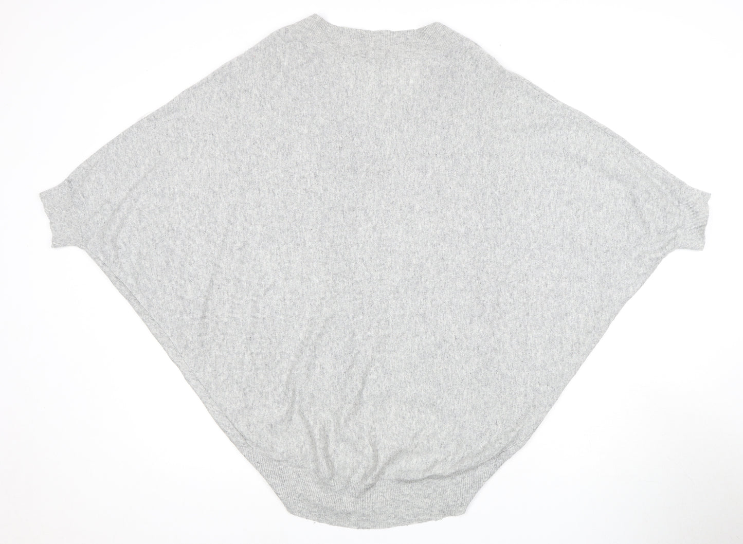 Phase Eight Women's Grey Cape Jumper, S, V-Neck, Relaxed