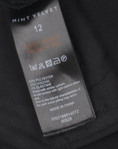 Mint Velvet Women's Black Skinny Trousers Size 12