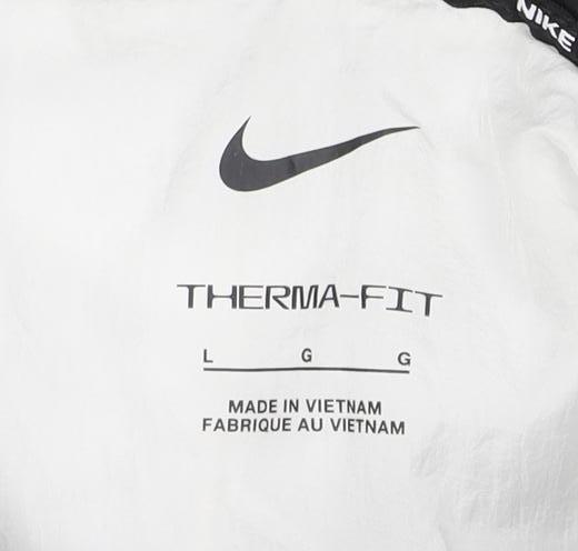 Nike Men’s Black Hooded Thermal Jacket - Size L