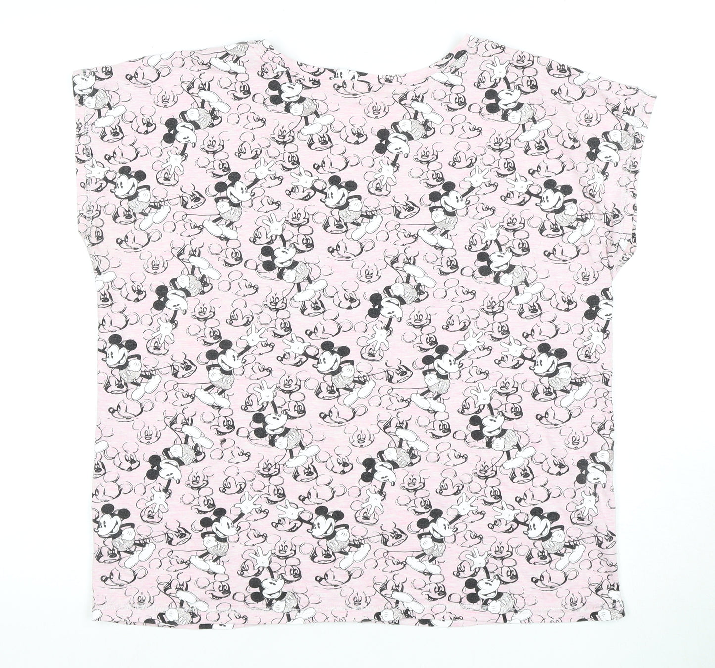 Disney Women's Pink Mickey Mouse Nightshirt Size 16