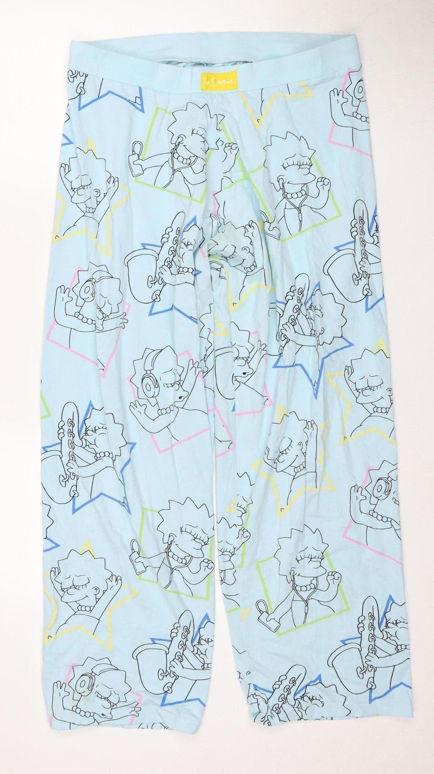 The Simpsons Blue Women's Pyjama Pants UK 14-16