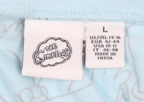 The Simpsons Blue Women's Pyjama Pants UK 14-16