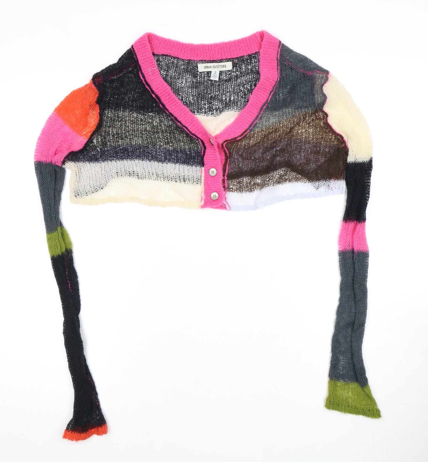 Urban Outfitters Women's Multicoloured Cardigan XS