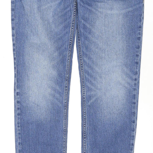 Jack & Jones Men's Blue Straight Jeans Size 34