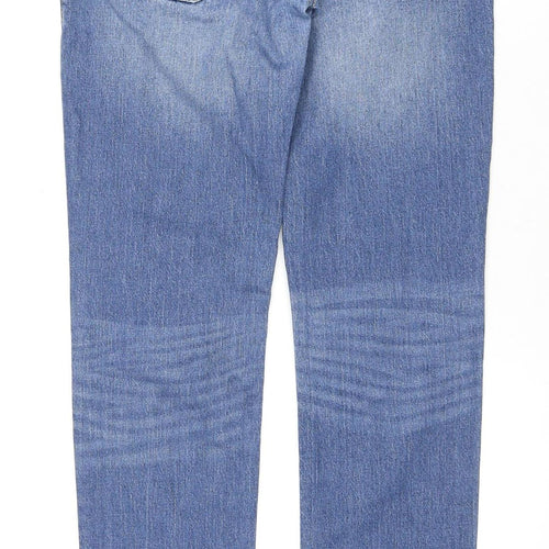 Jack & Jones Men's Blue Straight Jeans Size 34