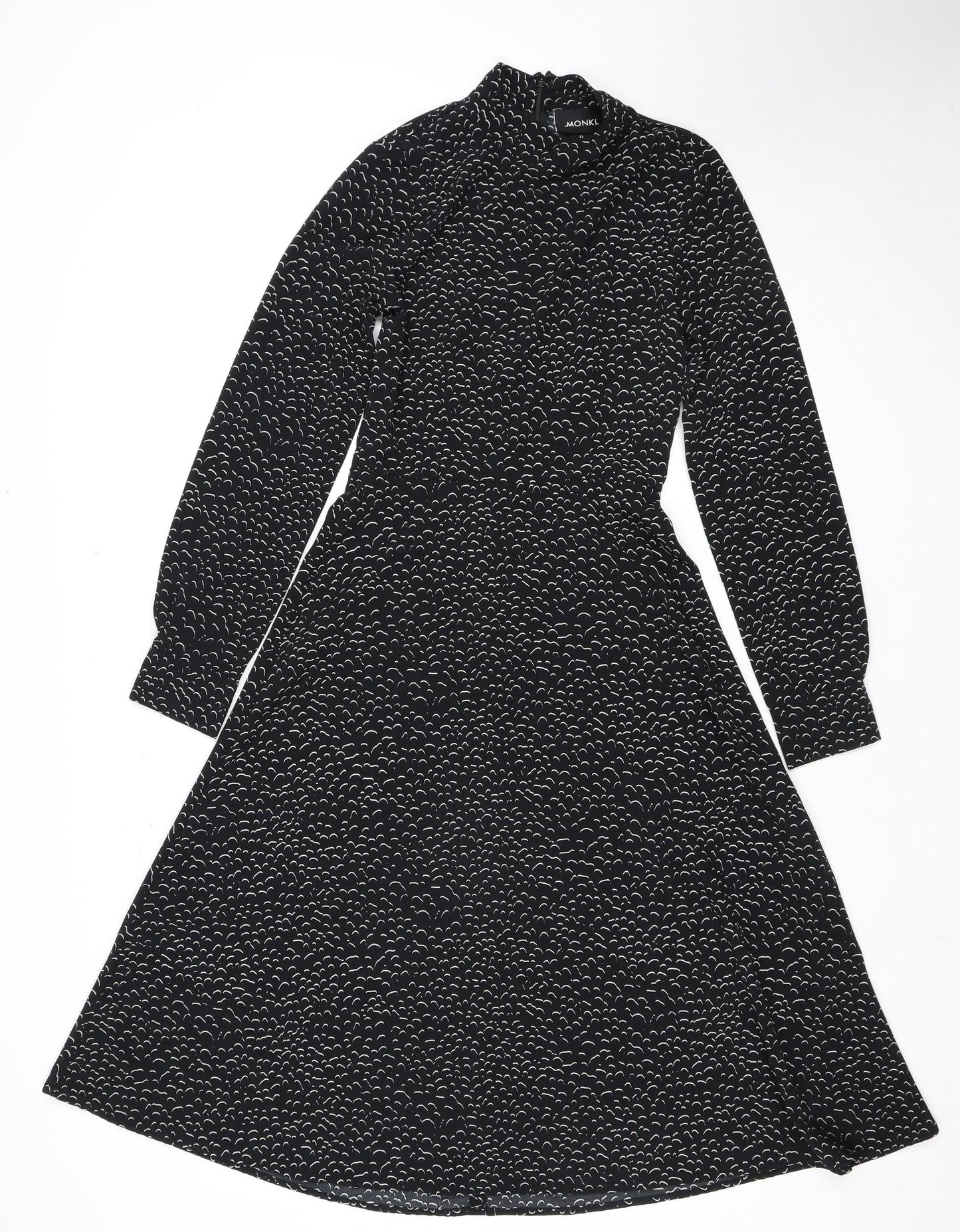 Monki Women's Black Long Sleeve Dress Size 4