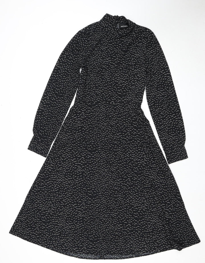 Monki Women's Black Long Sleeve Dress Size 4