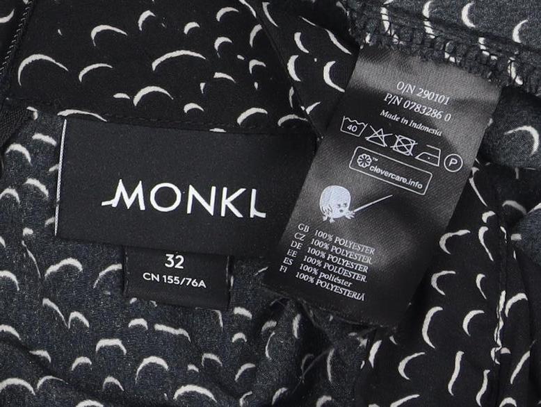 Monki Women's Black Long Sleeve Dress Size 4