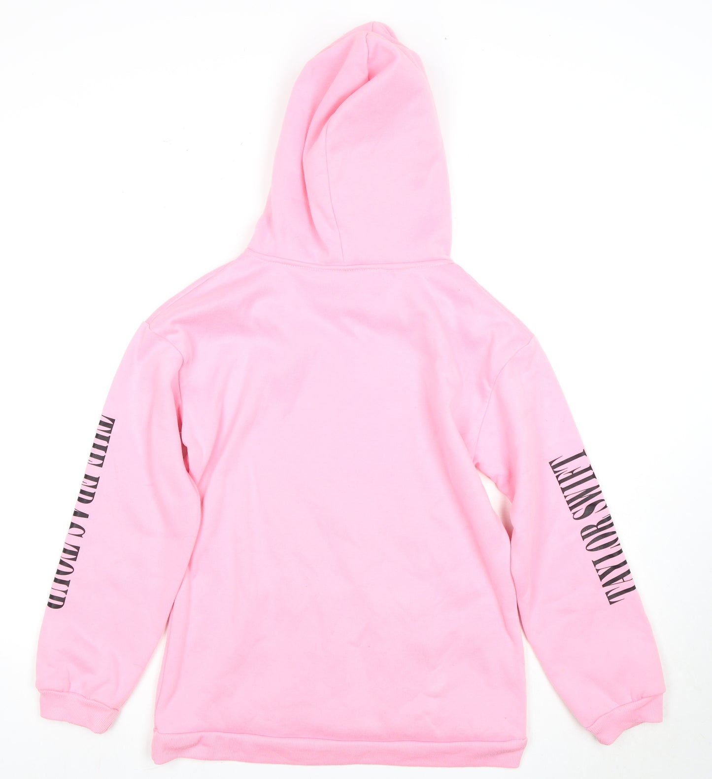 Taylor Swift Girls Pink Pullover Hoodie, 11-12 years, Music Theme
