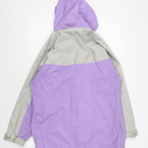 being Casual Women's Purple Rain Coat Jacket, Size 12