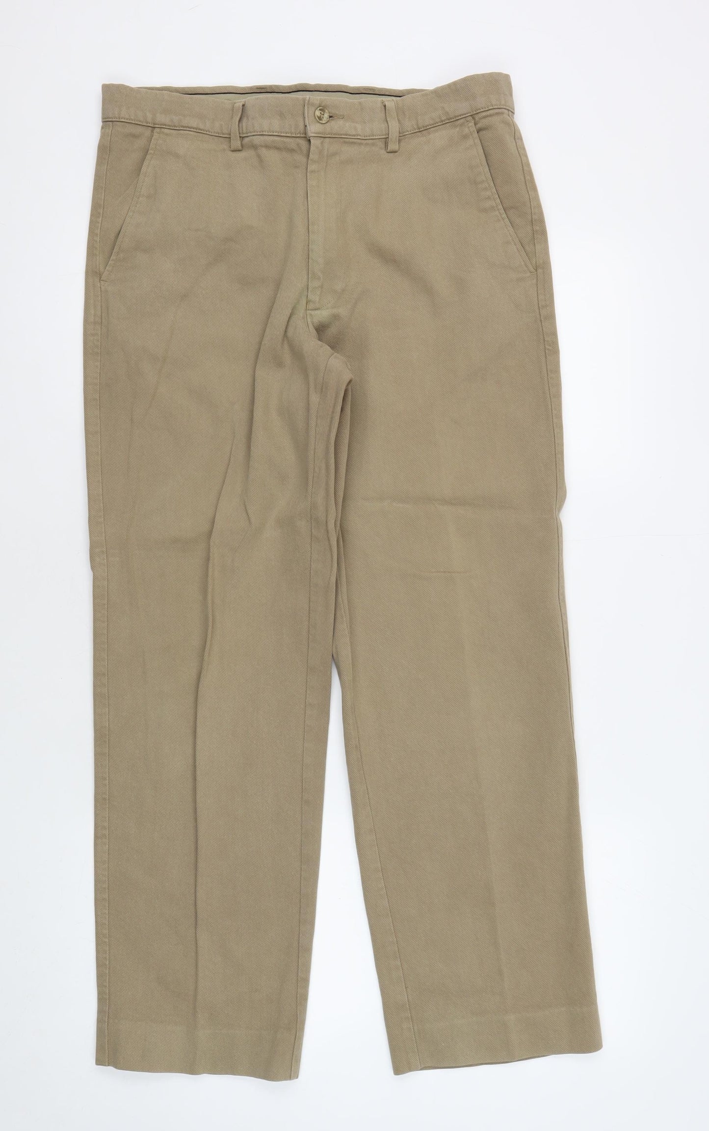 Farah Men's Beige Chino Trousers Size 34 - Classic Style