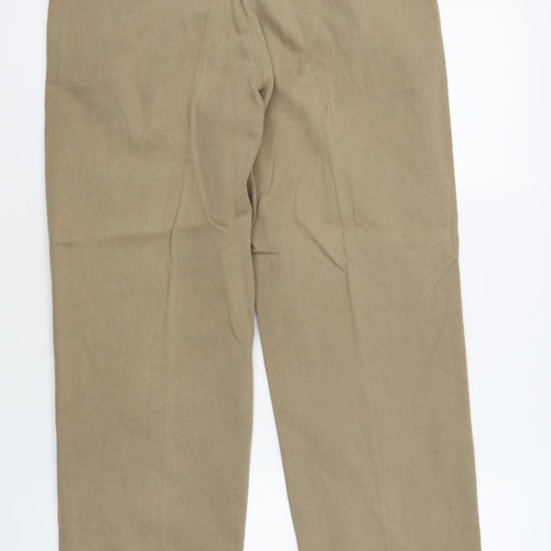 Farah Men's Beige Chino Trousers Size 34 - Classic Style