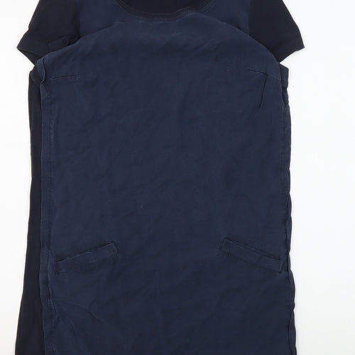 White Stuff Women's Blue T-Shirt, Short Sleeve, Size Regular
