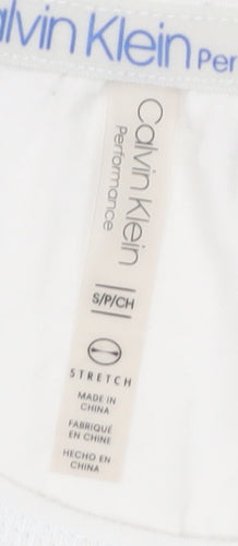 Calvin Klein Women's White Tank Top S for Gym & Training