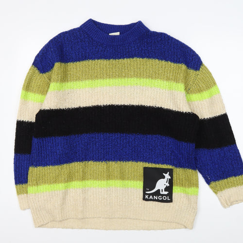 Kangol x H&M Women's Multicoloured Striped Jumper 2XS