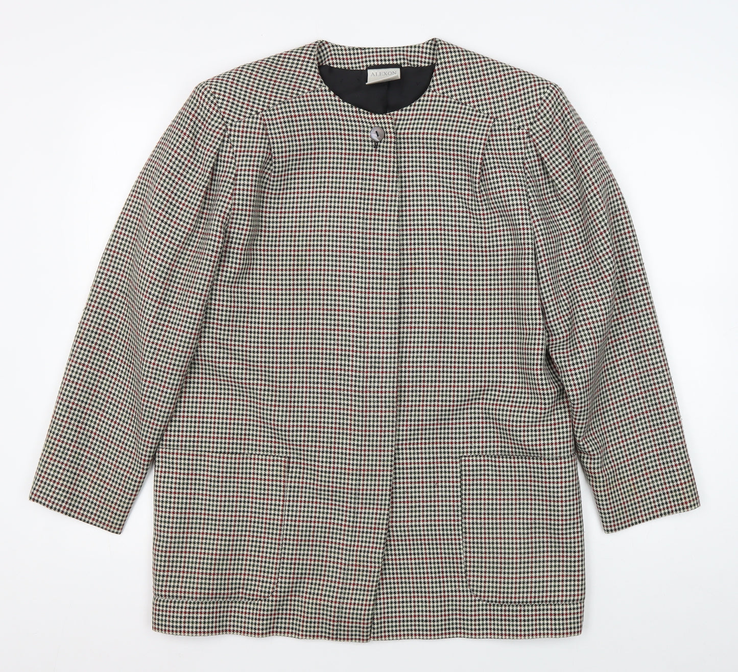 Alexon Women’s Multicoloured Houndstooth Suit Jacket
